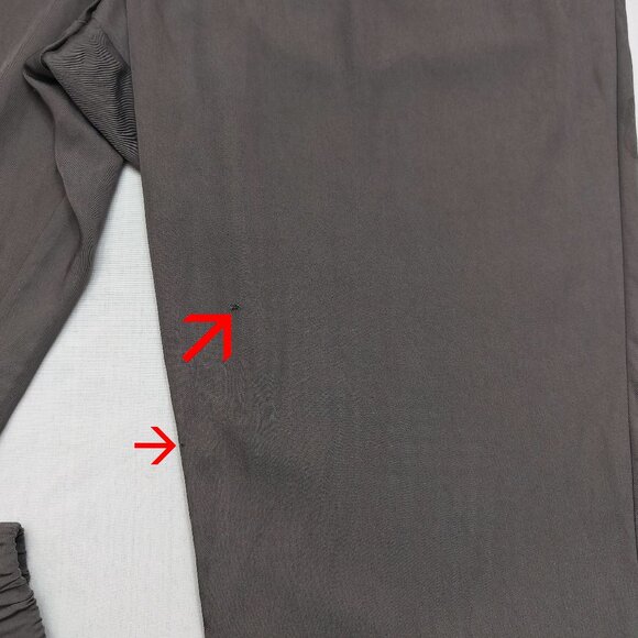 MOSSIMO Tapered Leg Joggers Zippered Pockets Silky Rayon Aventail Purple Gray XL - Picture 7 of 11